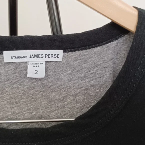 James Perse Standard Black Dress - Picture 3 of 5